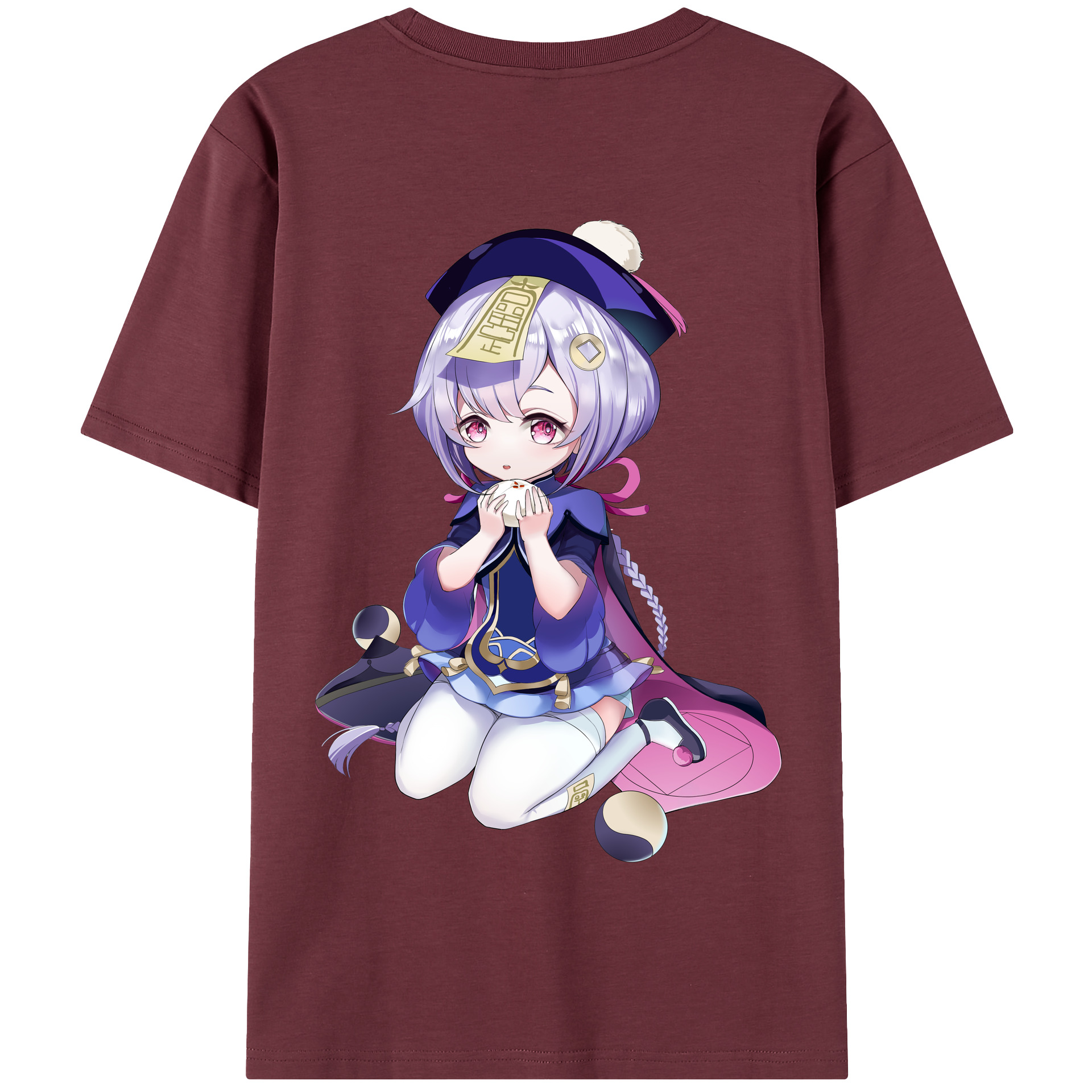 げんし神 七七 なな  genshin Nana 綿100％半袖Tシャツ（背面プリント）